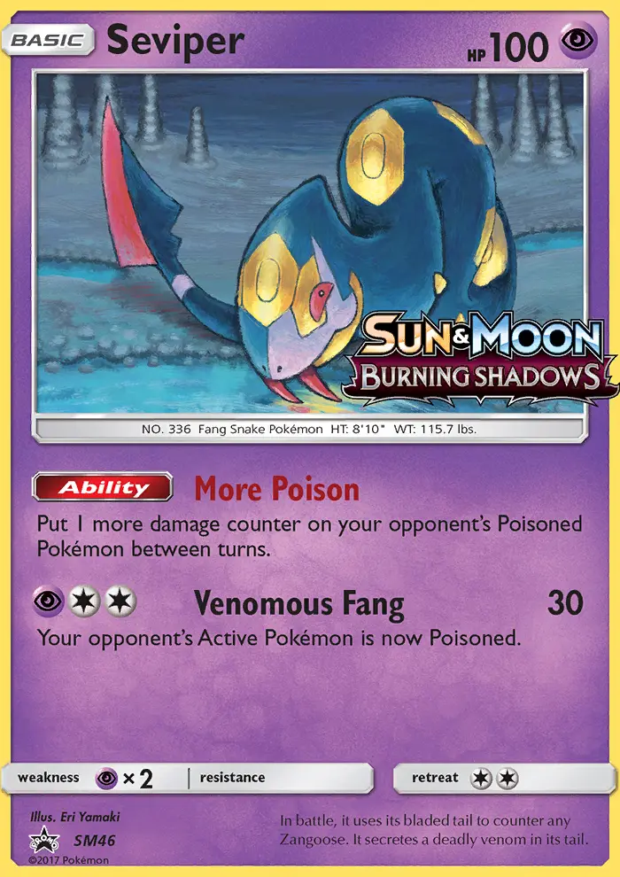 Seviper, SM Black Star Promos #SM46