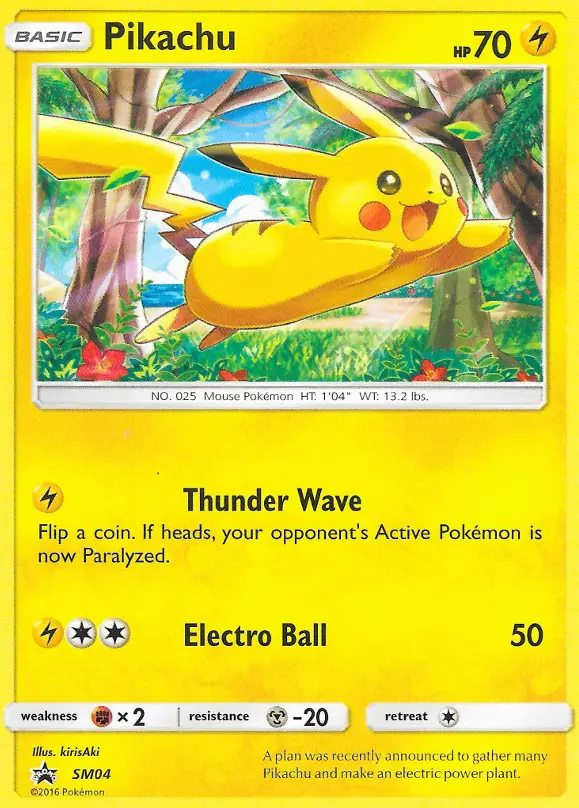 Pikachu, SM Black Star Promos #SM4