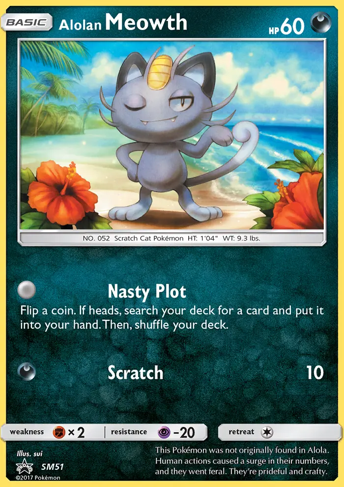 Alolan Meowth, SM Black Star Promos #SM51