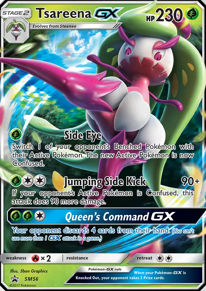 Tsareena GX, SM Black Star Promos #SM56