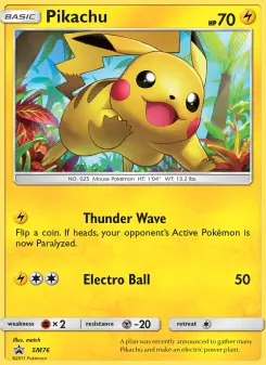 Pikachu, SM Black Star Promos #SM76