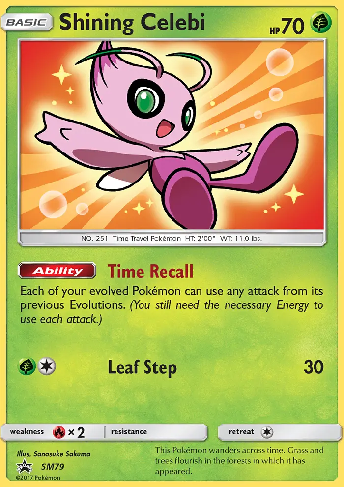 Shining Celebi, SM Black Star Promos #SM79