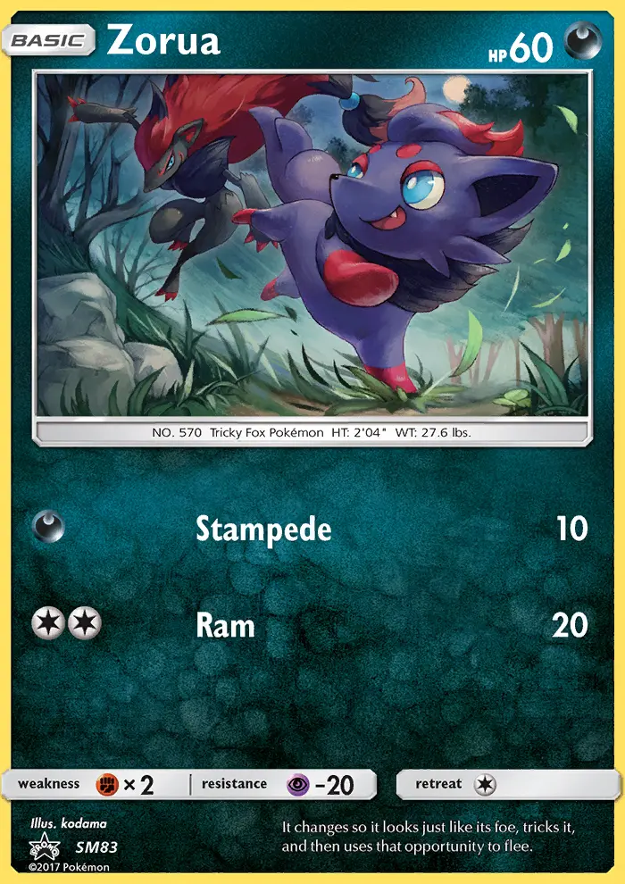 Zorua, SM Black Star Promos #SM83