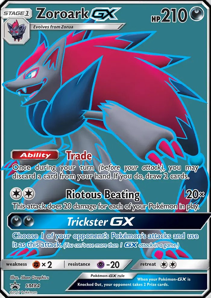 Zoroark GX, SM Black Star Promos #SM84