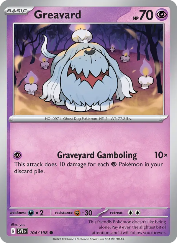 Greavard, Scarlet & Violet #104
