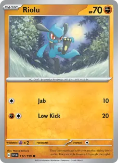 Riolu, Scarlet & Violet #112/198