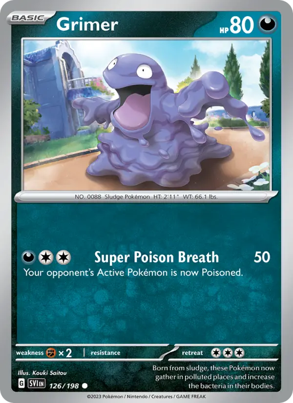Grimer, Scarlet & Violet #126