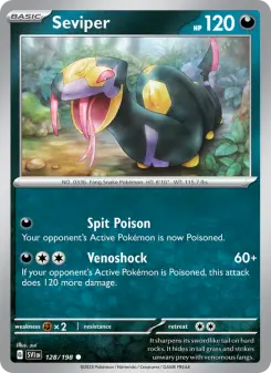 Seviper, Scarlet & Violet #128/198