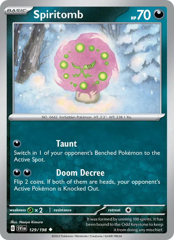 Spiritomb, Scarlet & Violet #129