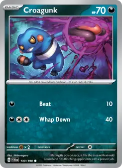 Croagunk, Scarlet & Violet #130/198