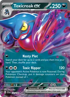 Toxicroak ex, Scarlet & Violet #131/198