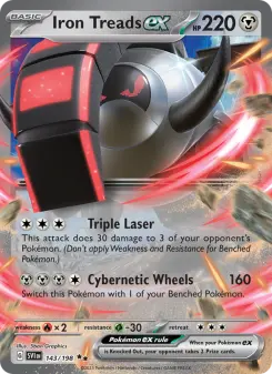 Iron Treads ex, Scarlet & Violet #143/198