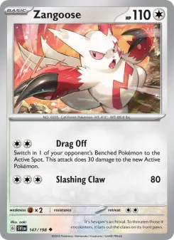 Zangoose, Scarlet & Violet #147/198