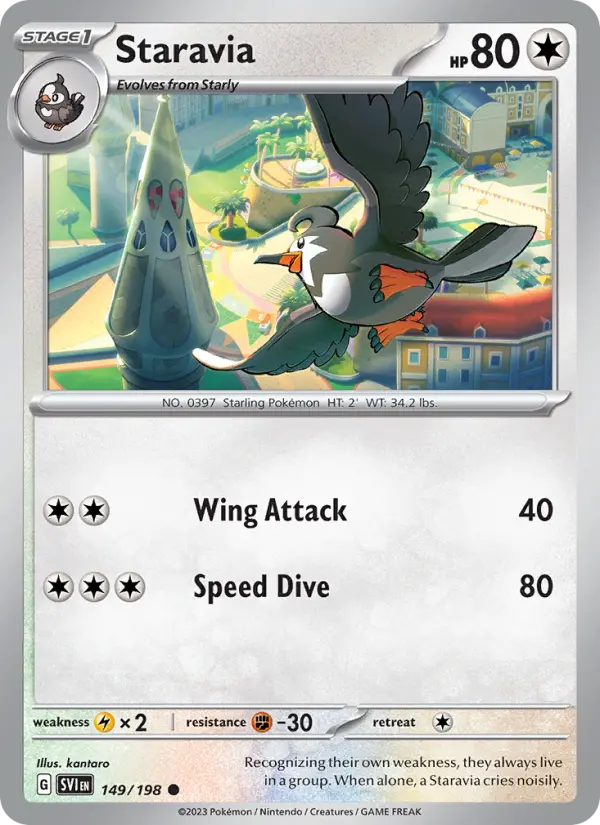 Staravia, Scarlet & Violet #149