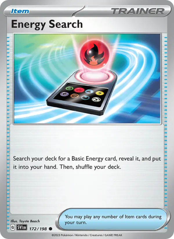 Energy Search, Scarlet & Violet #172