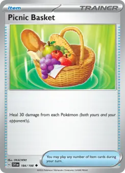 Picnic Basket, Scarlet & Violet #184/198