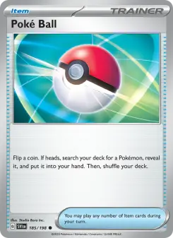 Poké Ball, Scarlet & Violet #185/198