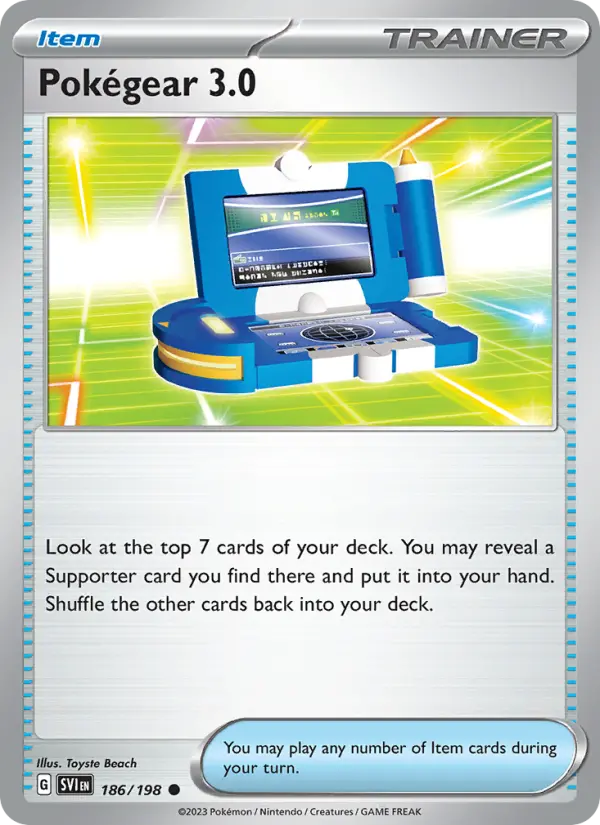 Pokégear 3.0, Scarlet & Violet #186