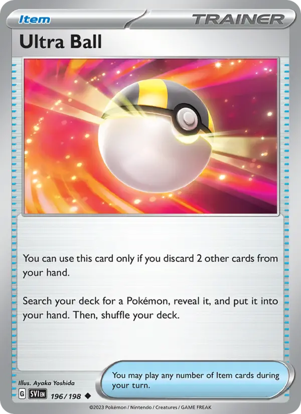 Ultra Ball, Scarlet & Violet #196