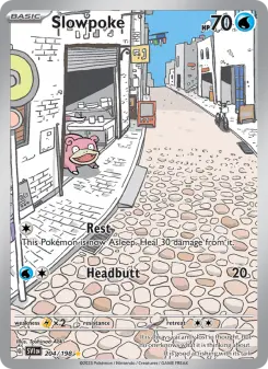 Slowpoke, Scarlet & Violet #204/198