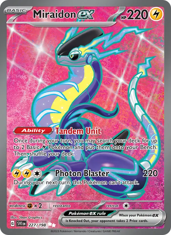 Miraidon ex, Scarlet & Violet #227