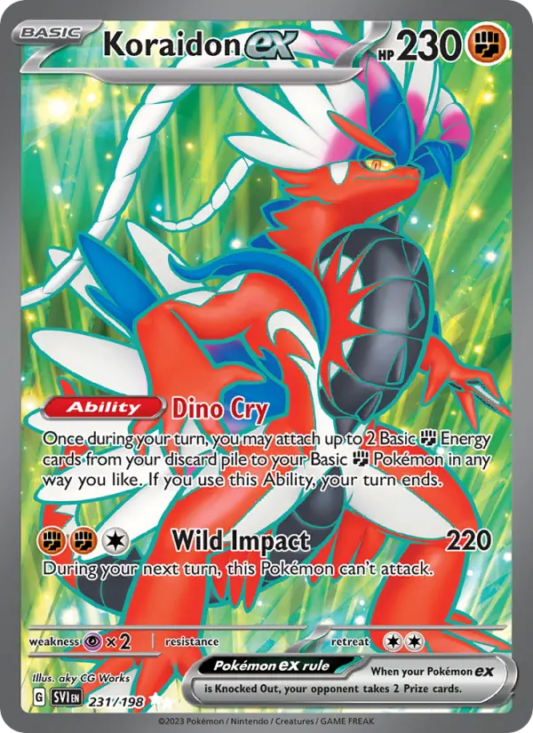 Koraidon ex, Scarlet & Violet #231