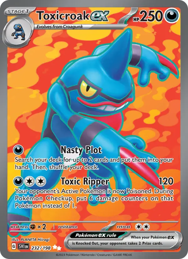Toxicroak ex, Scarlet & Violet #232