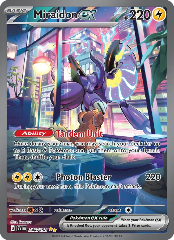 Miraidon ex, Scarlet & Violet #244