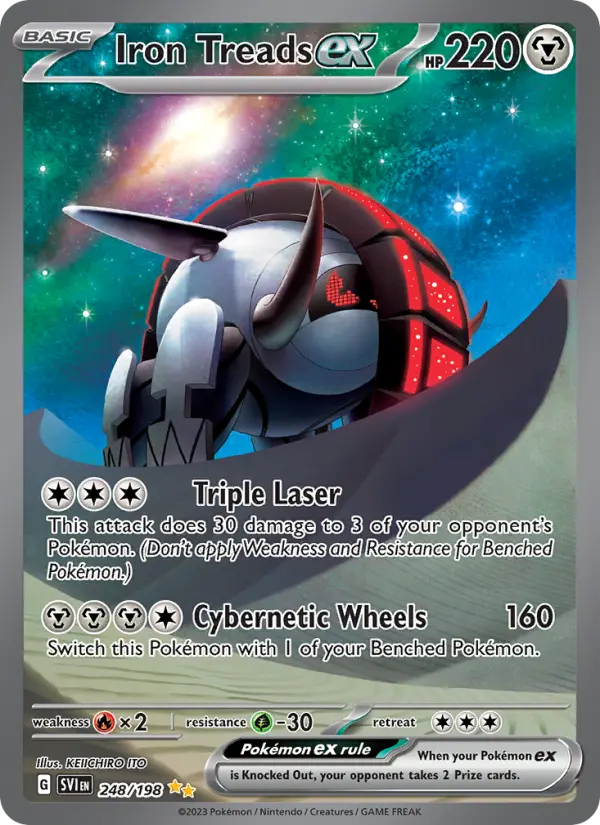 Iron Treads ex, Scarlet & Violet #248