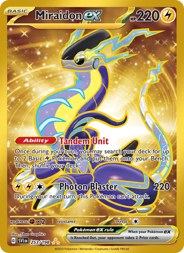 Miraidon ex, Scarlet & Violet #253