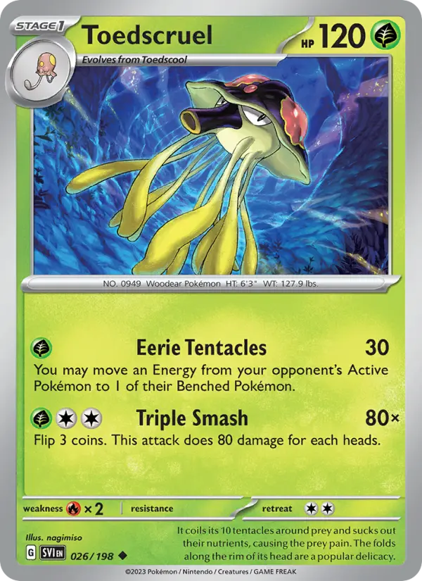 Toedscruel, Scarlet & Violet #26