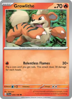 Growlithe, Scarlet & Violet #30/198
