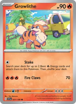 Growlithe, Scarlet & Violet #31/198