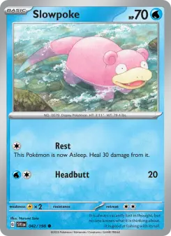 Slowpoke, Scarlet & Violet #42/198