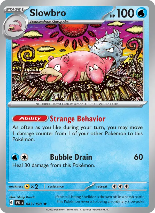 Slowbro, Scarlet & Violet #43