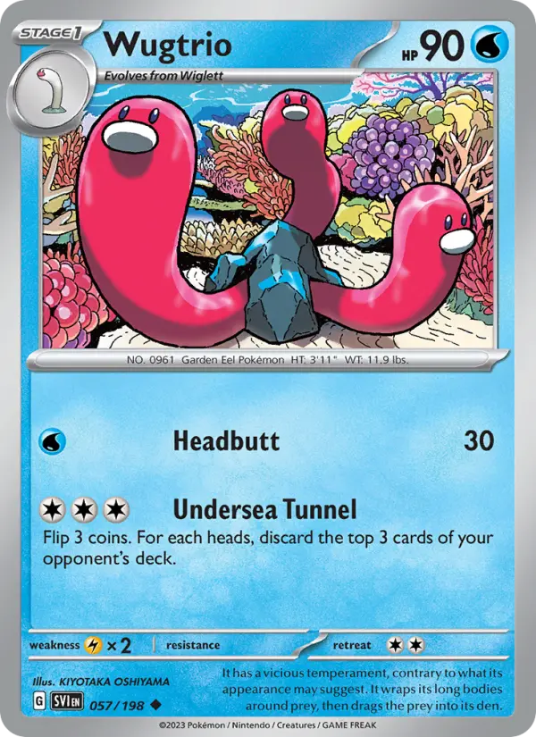 Wugtrio, Scarlet & Violet #57