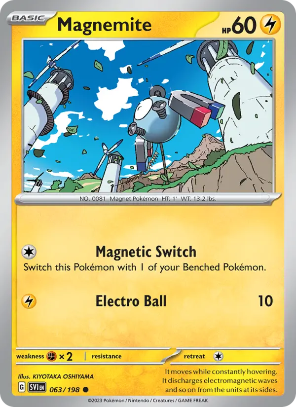 Magnemite, Scarlet & Violet #63