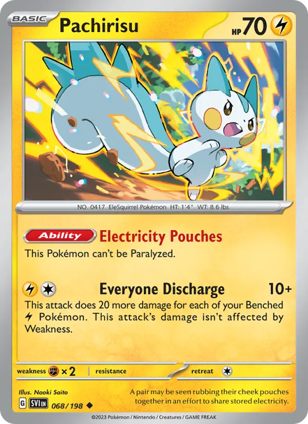 Pachirisu, Scarlet & Violet #68