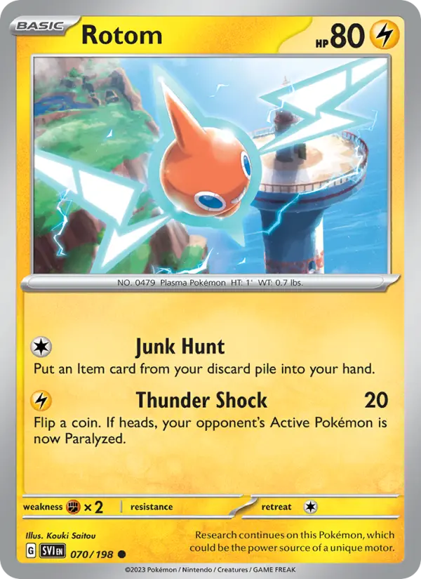 Rotom, Scarlet & Violet #70