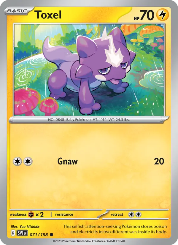 Toxel, Scarlet & Violet #71