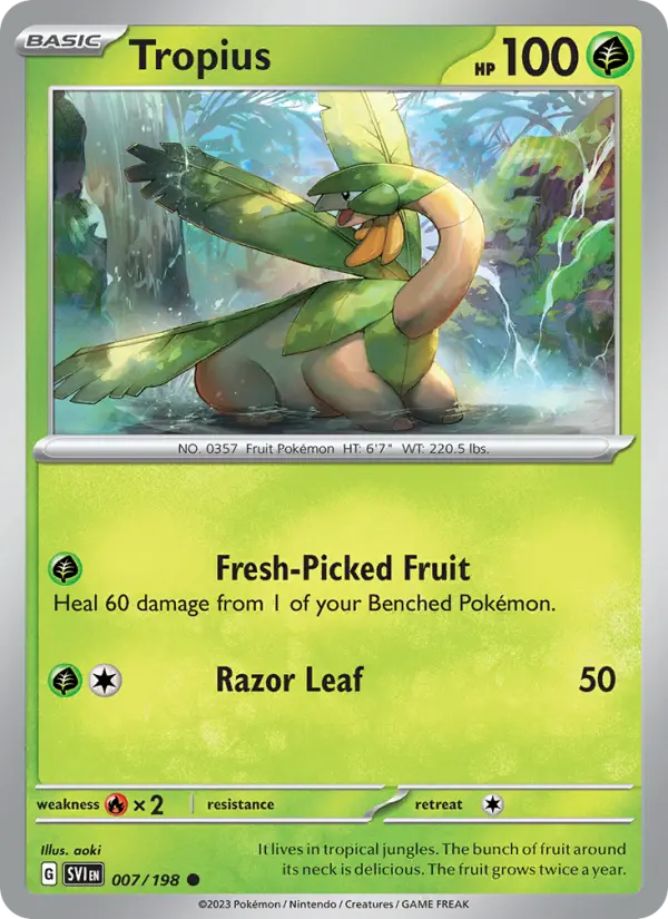 Tropius, Scarlet & Violet #7