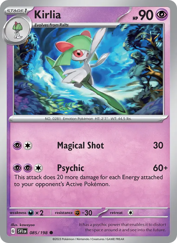 Kirlia, Scarlet & Violet #85