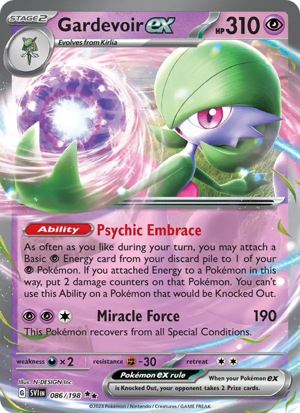 Gardevoir ex, Scarlet & Violet #86