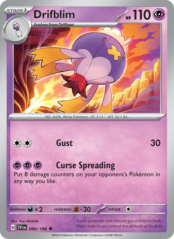Drifblim, Scarlet & Violet #90