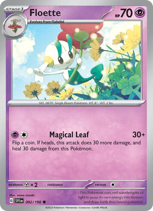 Floette, Scarlet & Violet #92