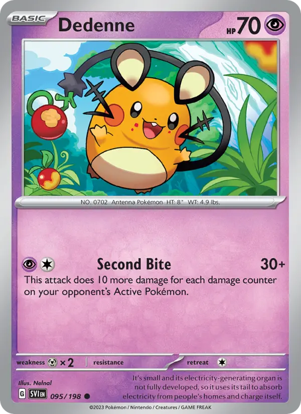 Dedenne, Scarlet & Violet #95