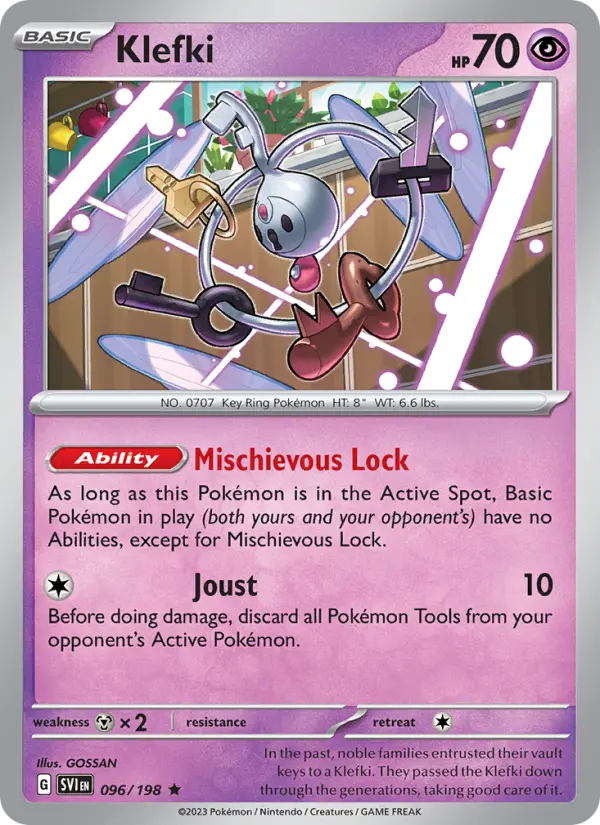 Klefki, Scarlet & Violet #96