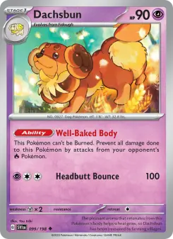Dachsbun, Scarlet & Violet #99/198
