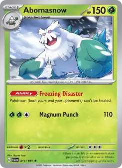 Abomasnow, Paldea Evolved #11/193