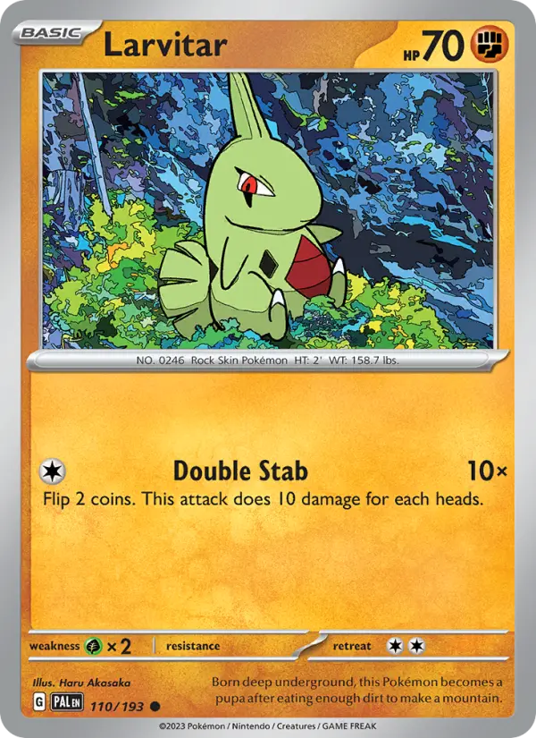 Larvitar, Paldea Evolved #110